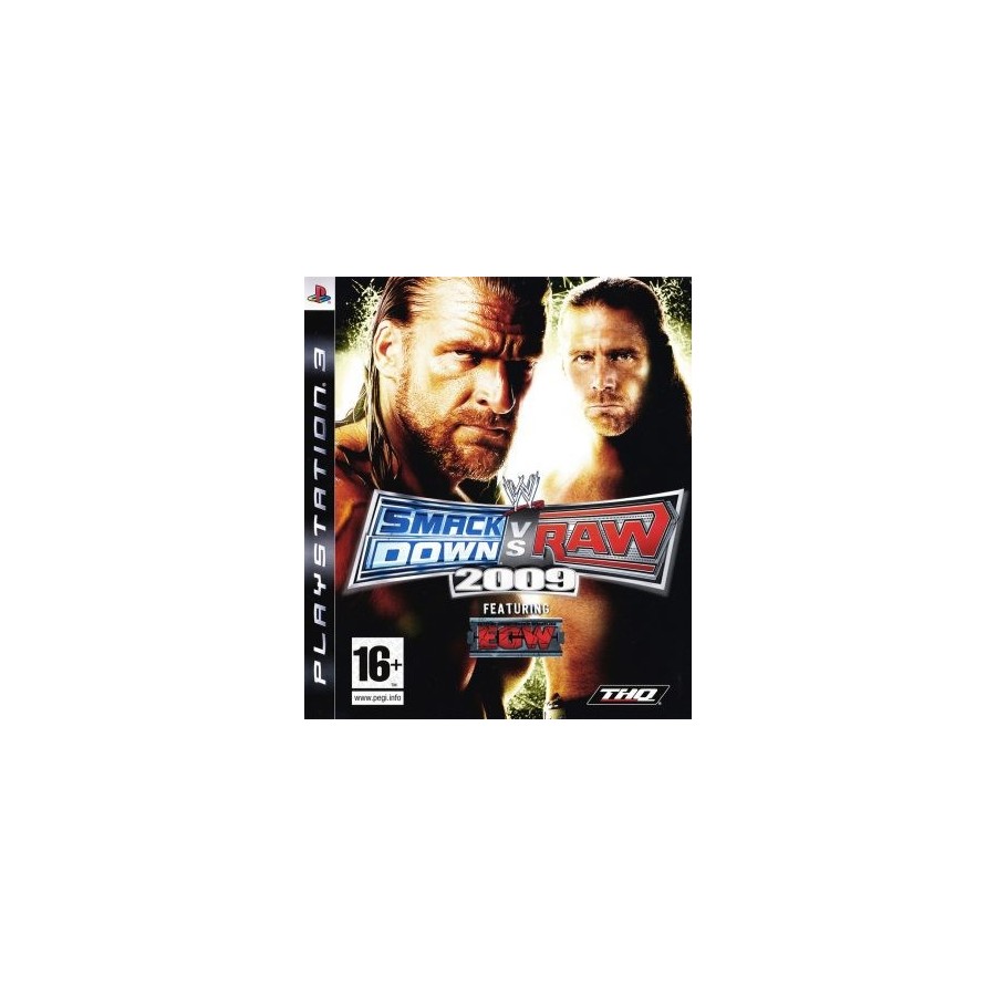 WWE Smackdown vs Raw 2009 PS3 GAMES Used-Μεταχειρισμένο