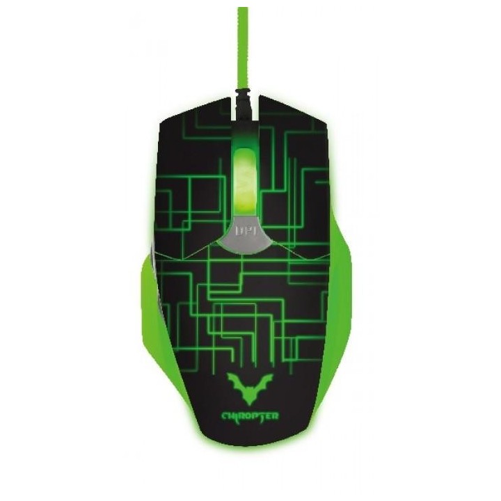 WESDAR GM3 GAMING ΠΟΝΤΙΚΙ ΜΕ LED, ΜΑΥΡΟ-ΠΡΑΣΙΝΟ WS-GM3