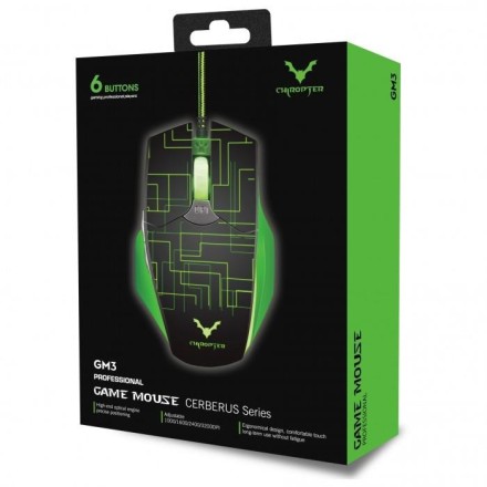 WESDAR GM3 GAMING ΠΟΝΤΙΚΙ ΜΕ LED, ΜΑΥΡΟ-ΠΡΑΣΙΝΟ WS-GM3