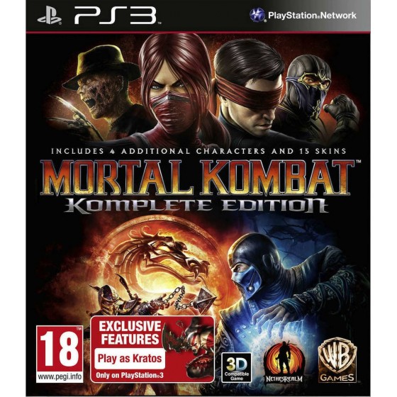 Mortal Kombat (Komplete Edition) PS3 GAMES Used-Μεταχειρισμένο(BLES-01121/E)
