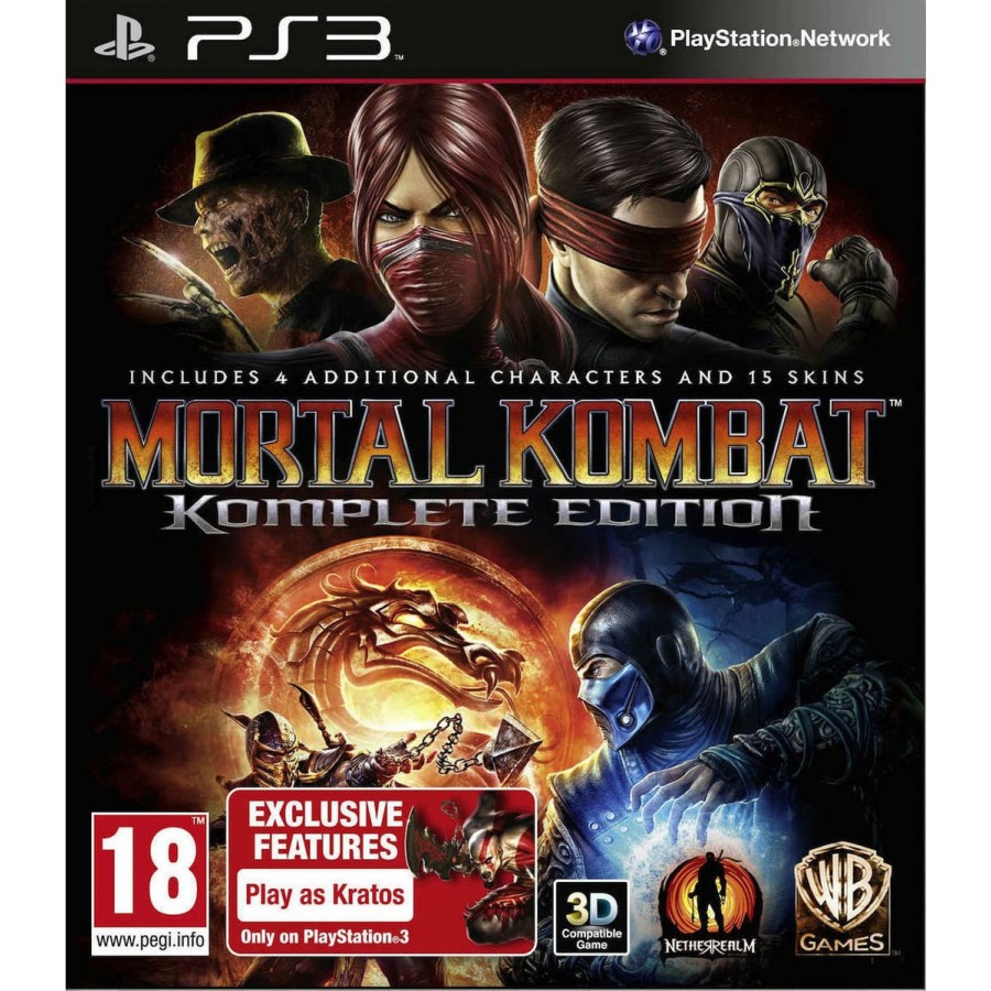 Mortal Kombat (Komplete Edition) PS3 GAMES Used-Μεταχειρισμένο