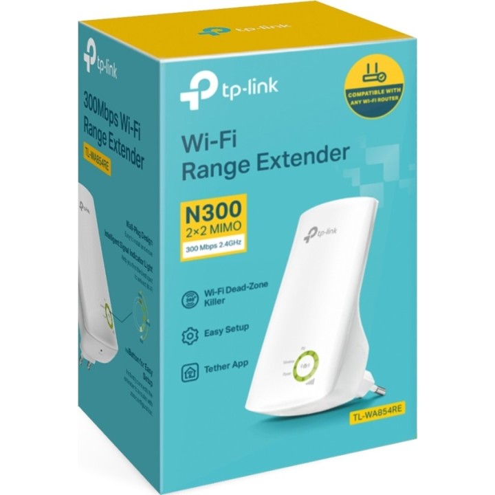 TP-LINK WIRELESS RANGE EXTENDER REPEATER TL-WA854RE V3