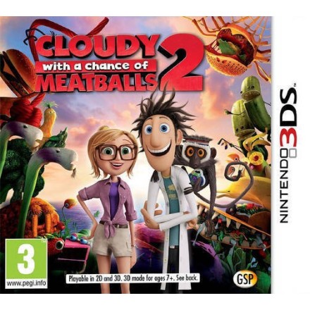 Cloudy With a Chance of Meatballs 2 3DS GAMES