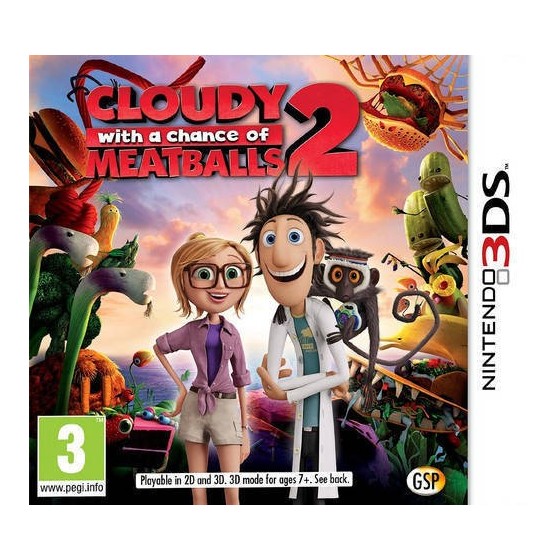 Cloudy With a Chance of Meatballs 2 3DS GAMES