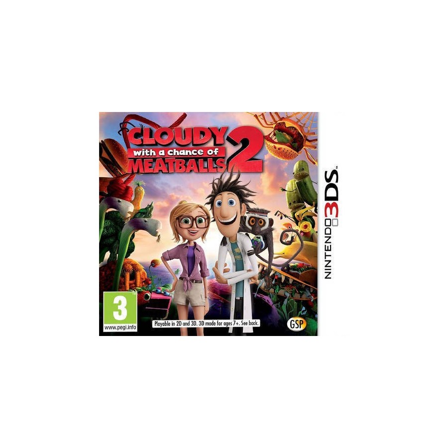Cloudy With a Chance of Meatballs 2 3DS GAMES