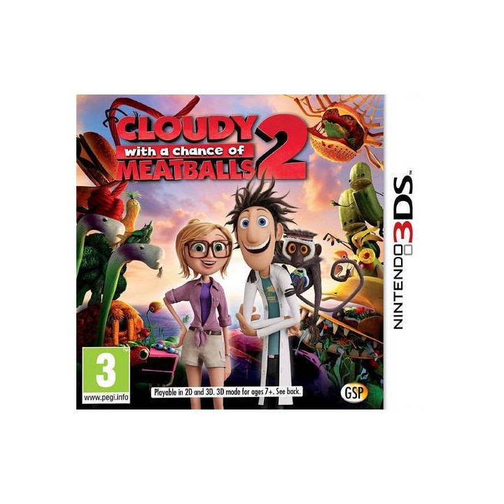 Cloudy With a Chance of Meatballs 2 3DS GAMES