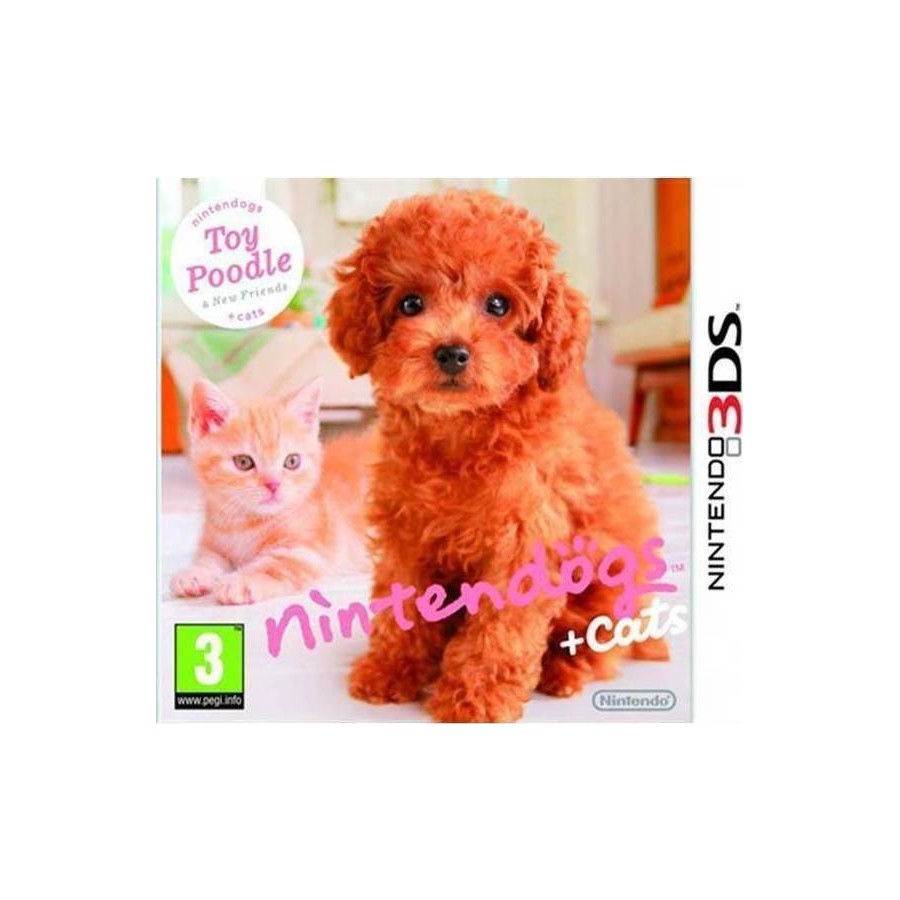 Nintendogs + Cats Toy Poodle & New Friends 3DS 