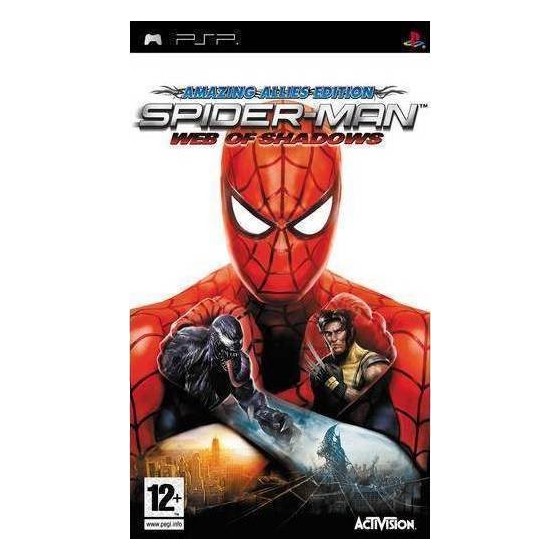 SpiderMan Web of Shadows PSP GAMES