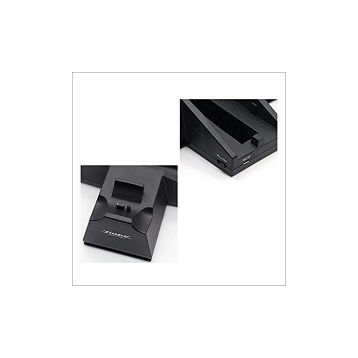 Dobe PS4 Vertical Sand with Charging Dock for Sony PlayStation 4 and PS4 Pro