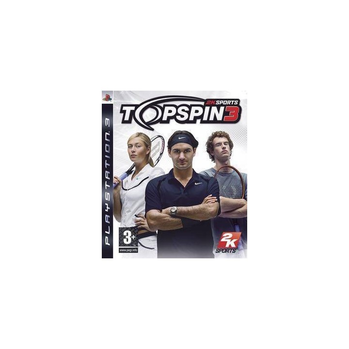 TOP SPIN 3 PS3 GAMES Used-Μεταχειρισμένο