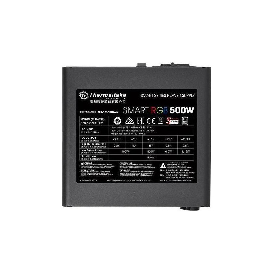 Τροφοδοτικό (PSU) Thermaltake Smart RGB 500W (PS-SPR-0500NHSAWE-1)