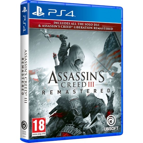 Assassin's Creed III Remastered PS4 GAMES Used-Μεταχειρισμένο
