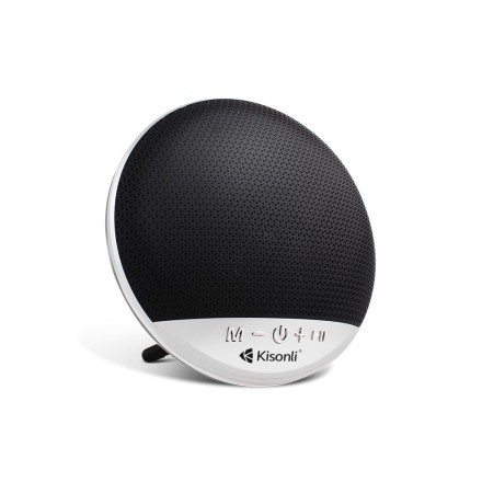 Ηχείο Kislonli Q7, Bluetooth, USB, SD, FM Χρώμα Μαύρο Ασημί