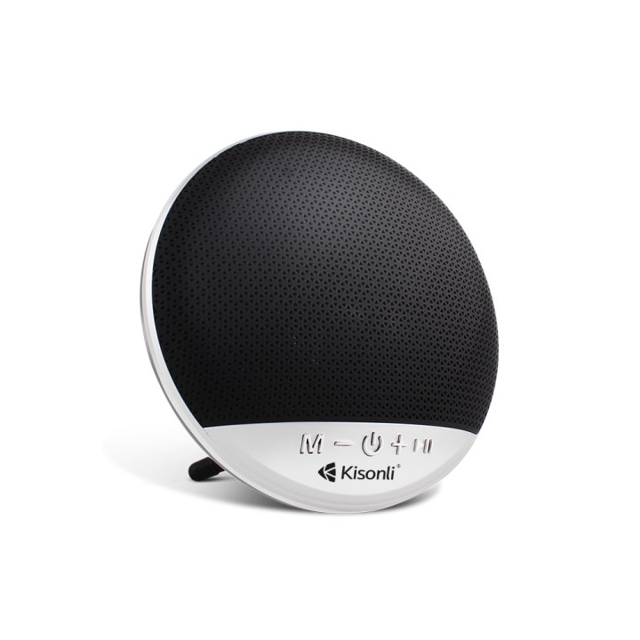 Ηχείο Kislonli Q7, Bluetooth, USB, SD, FM Χρώμα Μαύρο Ασημί