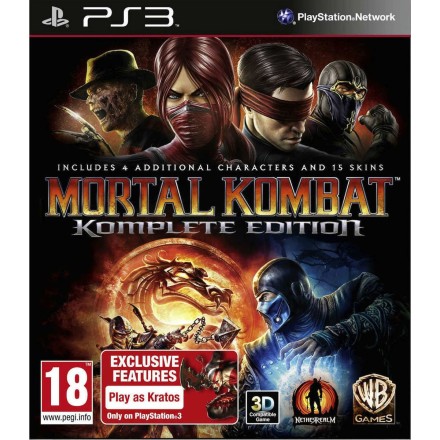 Mortal Kombat (Komplete Edition) PS3 GAMES 