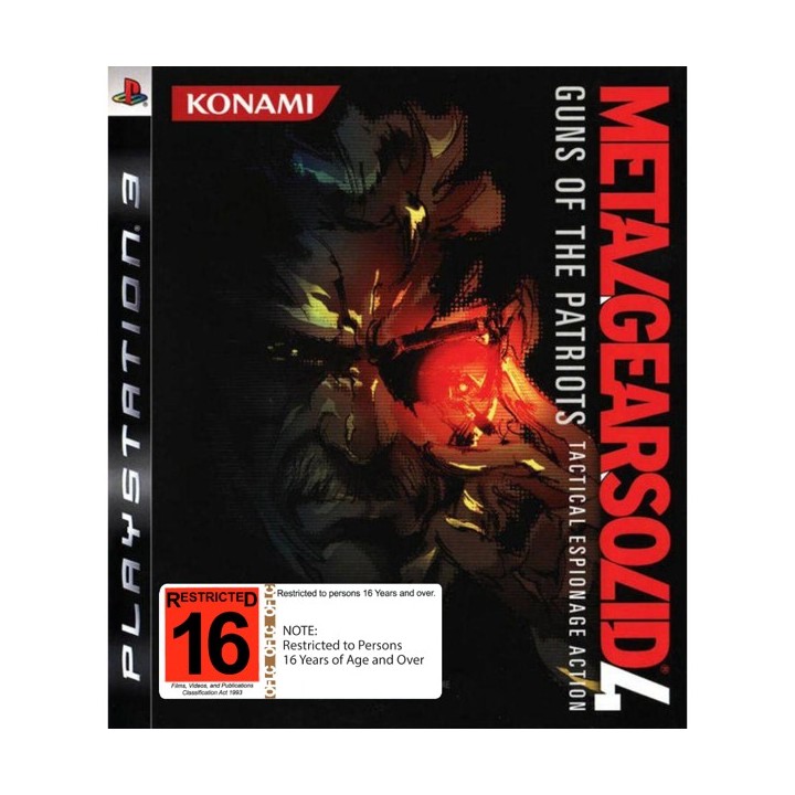 Metal Gear Solid 4 Guns Of The Patriots PS3 GAMES Used-Μεταχειρισμένο