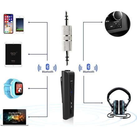 Κινητά ακουστικά με μικρόφωνο Earldom ET-M37, Με δέκτη Bluetooth, Μαυρο