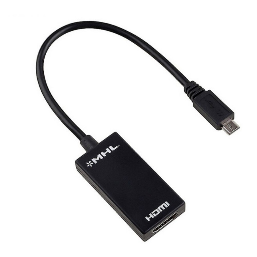 Μετατροπέας MHL (micro USB) σε HDMI 15cm,Cantell Μαύρο