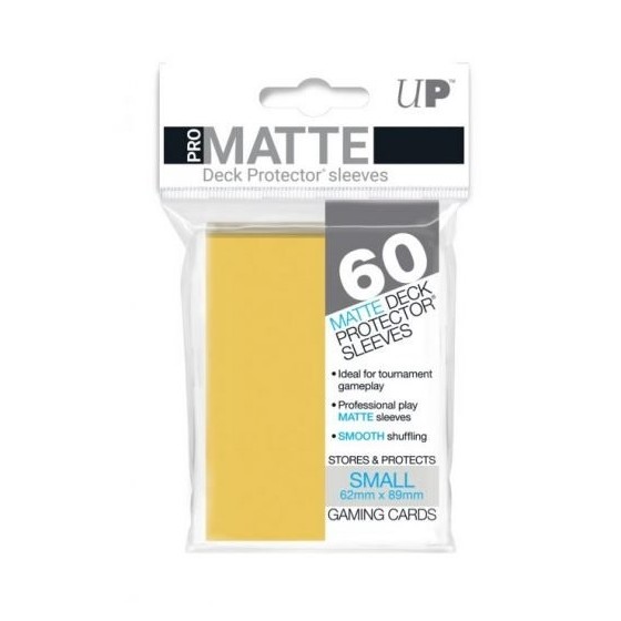 Yellow Pro Matte Small Deck Protectors χρώμα Κίτρινο