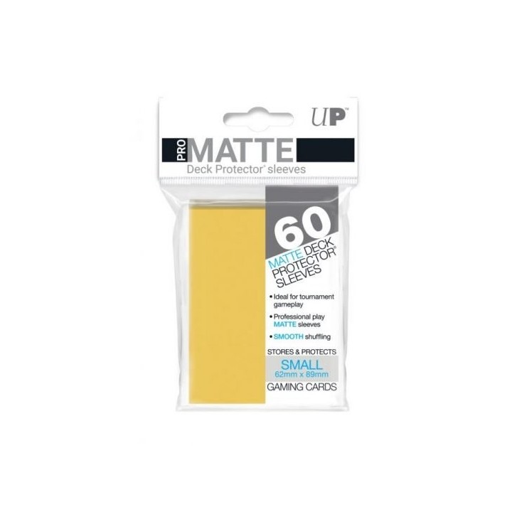 Yellow Pro Matte Small Deck Protectors χρώμα Κίτρινο