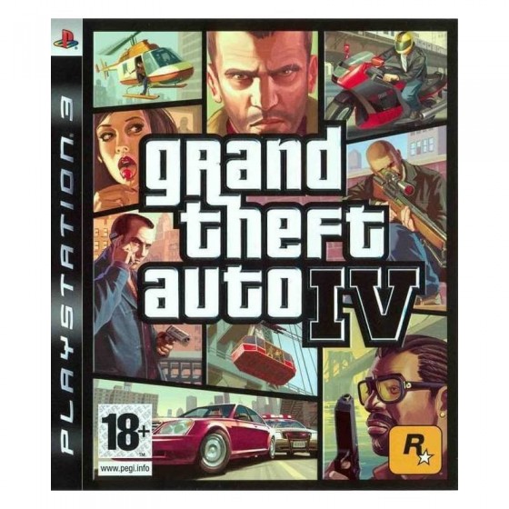Grand Theft Auto (GTA) IV- Rockstar Games PS3 Game