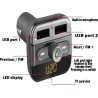EARLDOM FM TRANSMITTER WIRELESS MP3 AND CHARGER AUX AUDIO OUTPUT CAR KIT 3.4A ET-M11