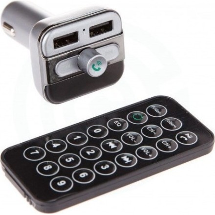 EARLDOM FM TRANSMITTER WIRELESS MP3 AND CHARGER AUX AUDIO OUTPUT CAR KIT 3.4A ET-M11