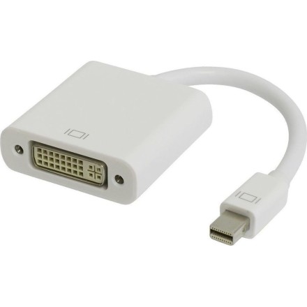DeTech Μετατροπέας-Adapter Mini DP M σε DVI F 10sm White 18156