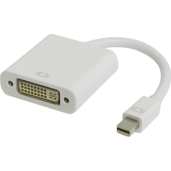 DeTech Μετατροπέας-Adapter Mini DP M σε DVI F 10sm White 18156