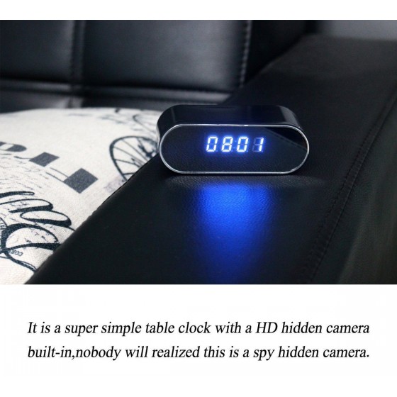 Ψηφιακό ρολόι κρυφή κάμερα SPY-011, Full HD 1080p, WiFi