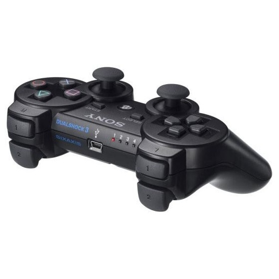 Sony Wireless DUAL SHOCK 3  PS3 and Sixaxis BLACK USED
