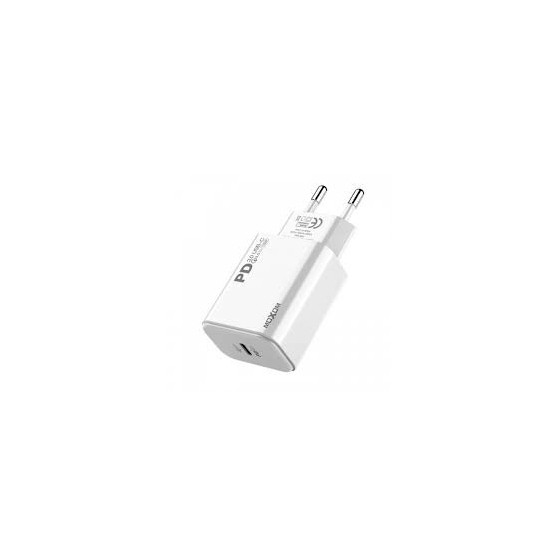 Charger with cable Lightning MOXOM MX-HC25 18W white IPHONE