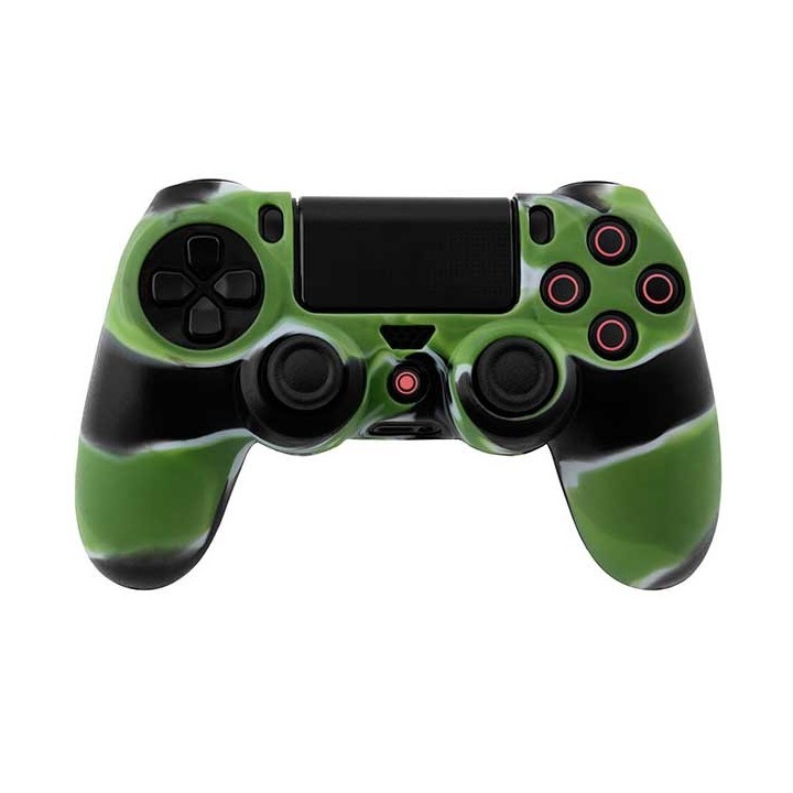 Silicone Case Skin Multi Color Green / Black / White Κάλυμμα Σιλικόνης Χειριστηρίου - PS4 Controller