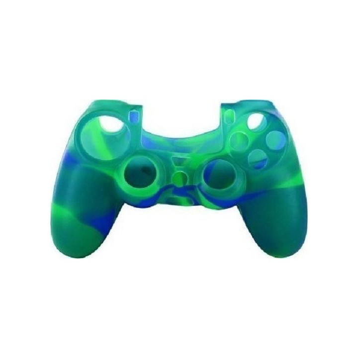 Silicone Case Κάλυμμα Σιλικόνης για Χειριστήρια PS4 Camo Green/Blue χρώμα