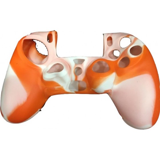 Silicone Case Orange/White PS4 CONTROLLER