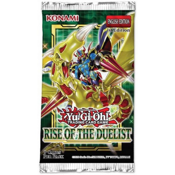 Yu-Gi-Oh! Sealed Booster Pack (9 Cards) - Rise of the Duelist (1st Edition)