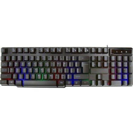 Omega Varr Ενσύρματο Πληκτρολόγιο Gaming RGB Keyboard Multimedia Μαύρο VRGBK7023B