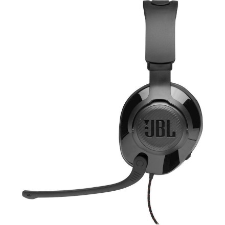 JBL Quantum 200, Over-Ear Wired Gaming Headset (Black)