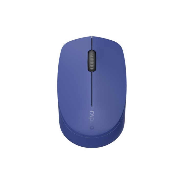 RAPOO M100, WIRELESS OPTICAL MOUSE, MULTI-MODE, SILENT, (BLUE) (18186)