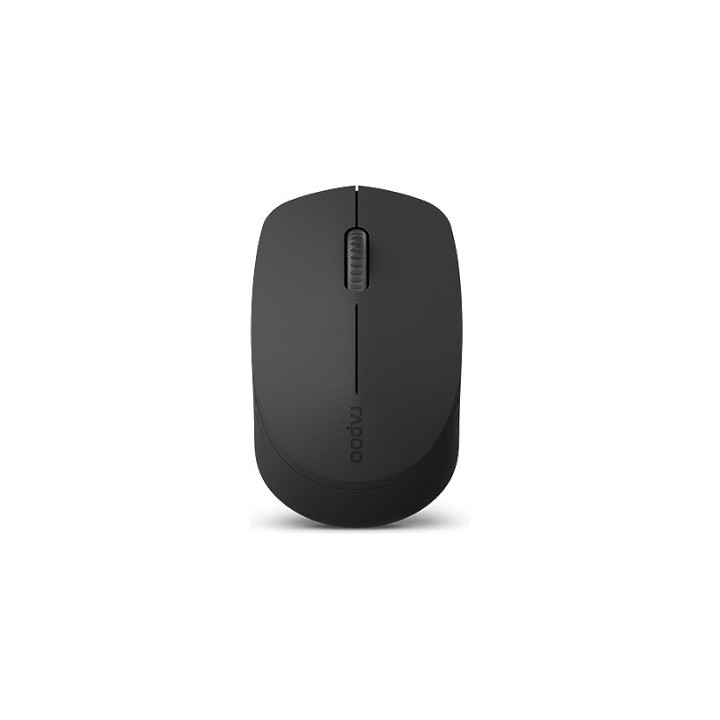 RAPOO M100, WIRELESS OPTICAL MOUSE, MULTI-MODE, SILENT, (DARK GREY) 18199