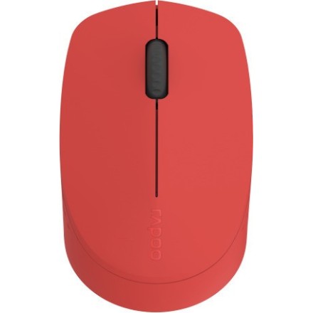RAPOO M100, WIRELESS OPTICAL MOUSE, MULTI-MODE, SILENT, (RED) 18148