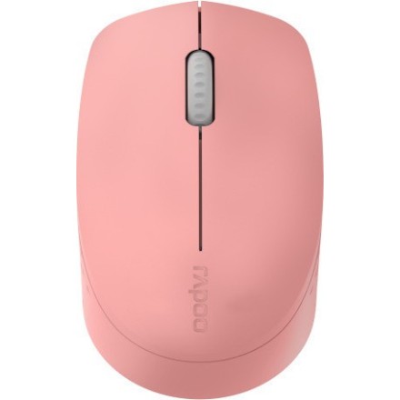RAPOO M100, WIRELESS OPTICAL MOUSE, MULTI-MODE, SILENT, (PINK) 18183