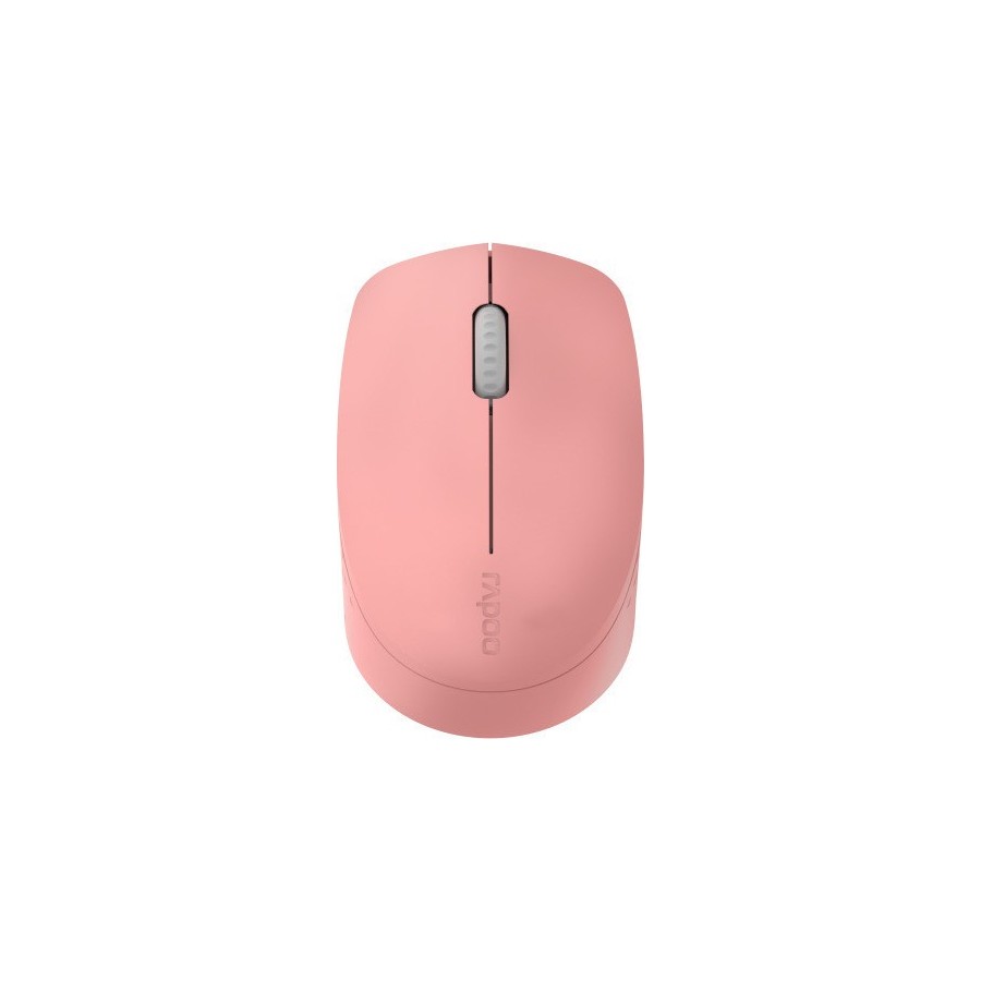 RAPOO M100, WIRELESS OPTICAL MOUSE, MULTI-MODE, SILENT, (PINK) 18183