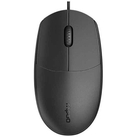 RAPOO N100 WIRED OPTICAL MOUSE WITH 1600DPI