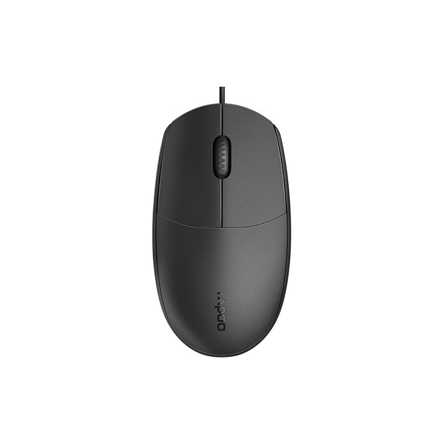 RAPOO N100 WIRED OPTICAL MOUSE WITH 1600DPI