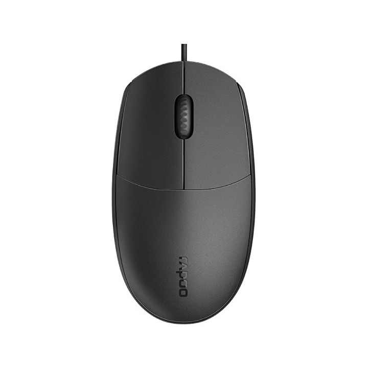 RAPOO N100 WIRED OPTICAL MOUSE WITH 1600DPI