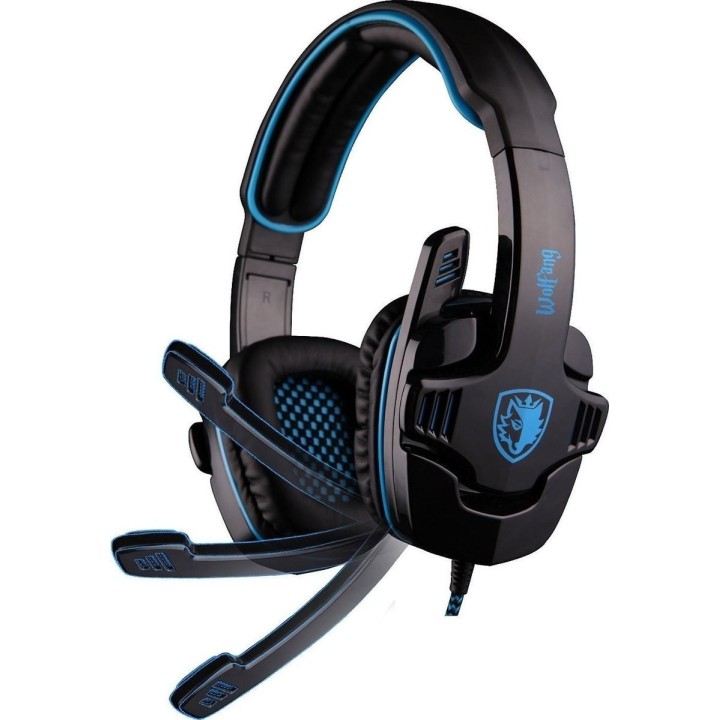 SADES GAMING HEADSET USB - 7.1CH (WOLFANG) ΜΕ 40MM ΠΑΝΙΣΧΥΡΑ ΑΚΟΥΣΤΙΚΑ - (SA-901)