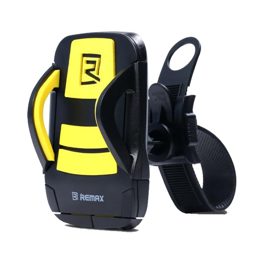 REMAX - RM-C08BG bicycle holder - Βάση ποδηλάτου- μηχανής - Μαύρο - Κίτρινο