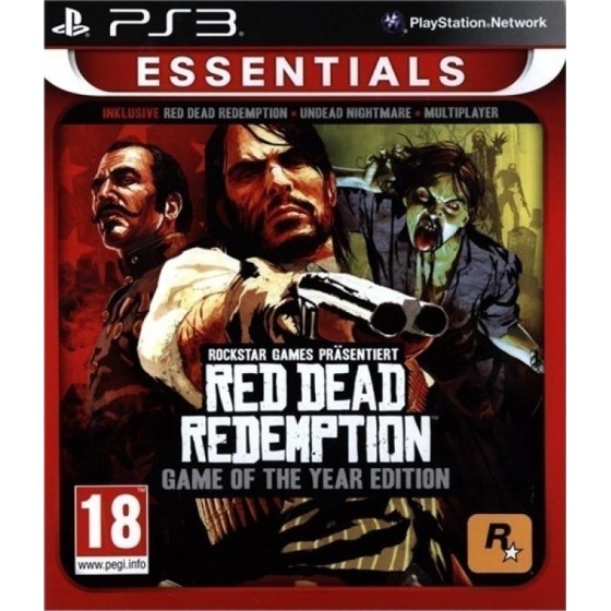 Red Dead Redemption (Game of the Year) (Essentials) PS3 GAMES
