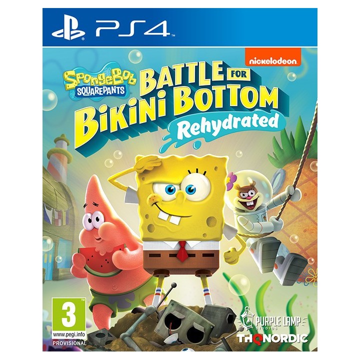 SpongeBob SquarePants: Battle for Bikini Bottom - Rehydrated PS4 GAMES